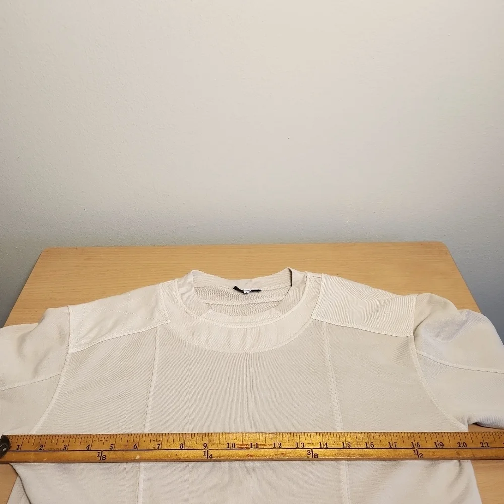 Reiss Anais Off White Thick High Quality Cotton Crewneck Sweatshirt M - Picture 10 of 11